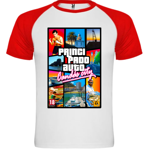 Camiseta Bicolor GTA Candás