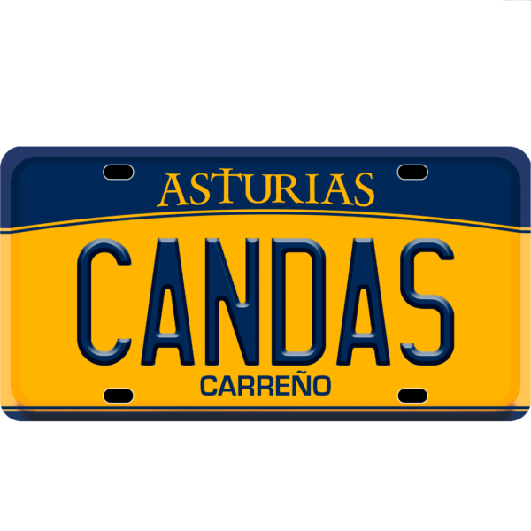 Matrícula Candás estilo NY