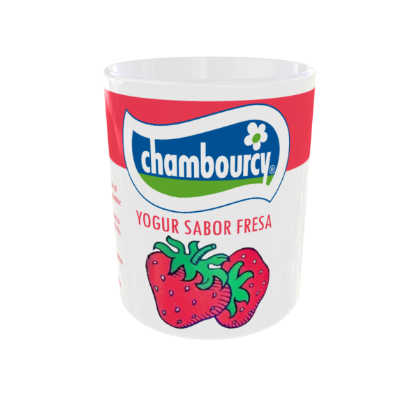 Taza Chambourcy Bicolor