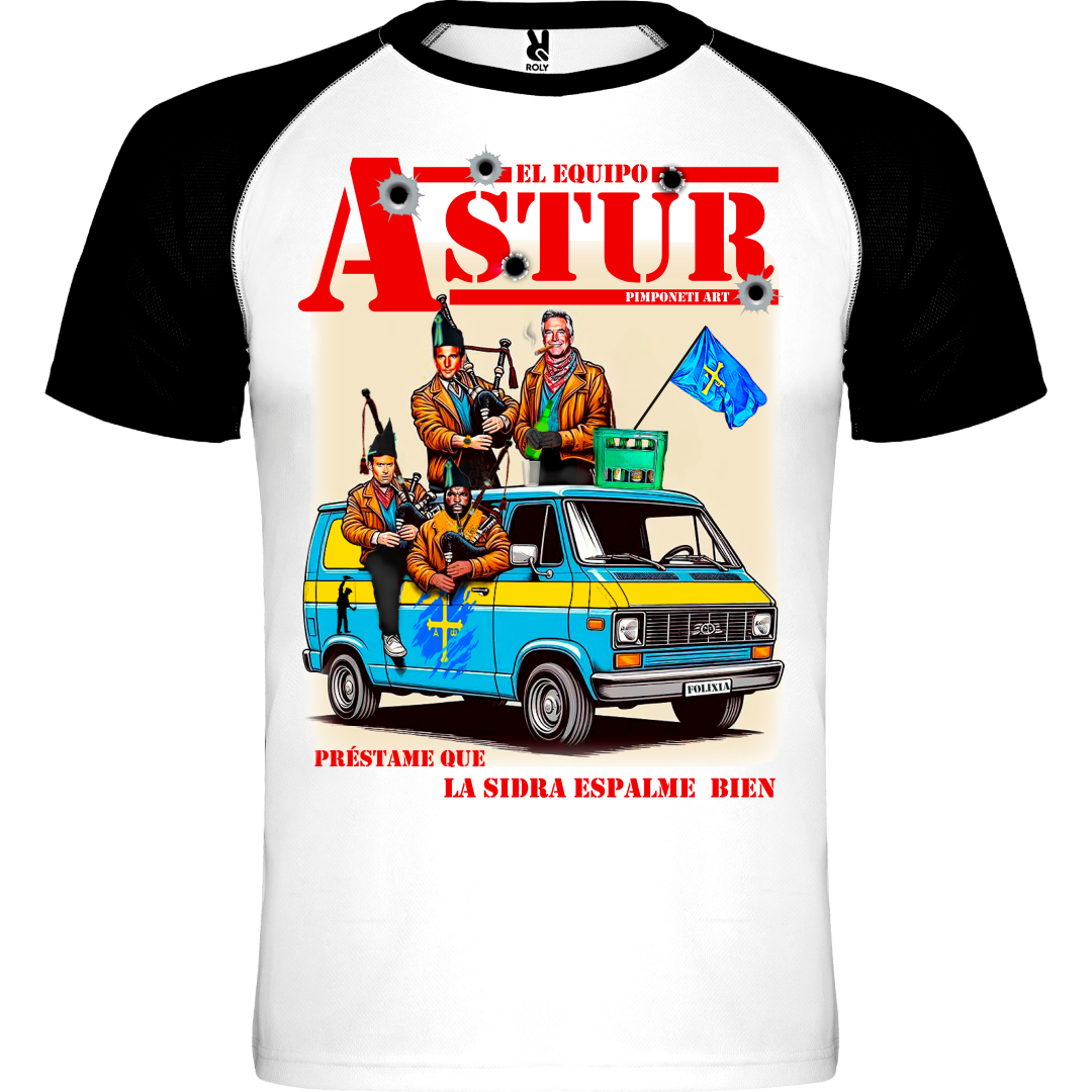 Camiseta Bicolor Equipo Astur