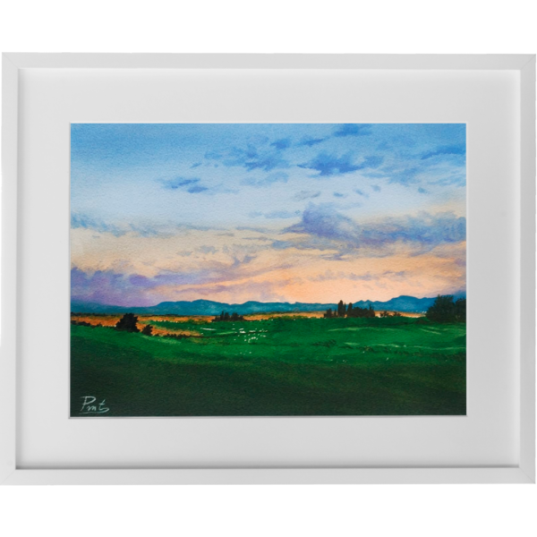 Acuarela Atardecer - Imagen 2