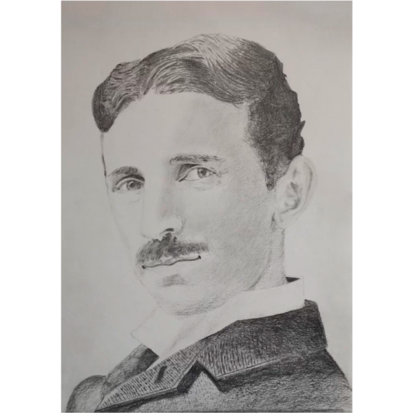 Reproducción Tesla Lápiz