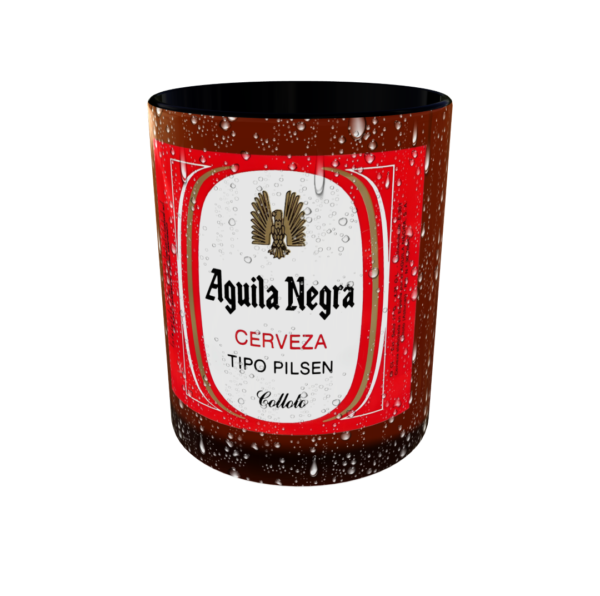 Taza Bicolor Aguila Negra 80S