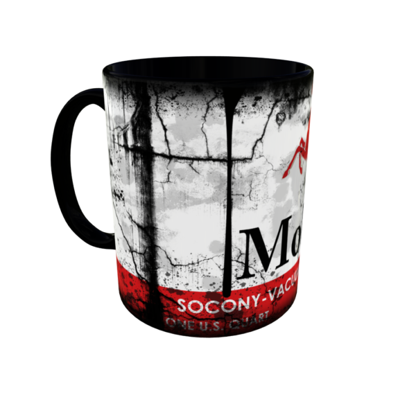 Taza Bicolor Mobiloil - Imagen 3