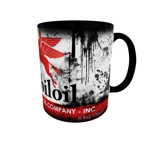 Taza Bicolor Mobiloil - Imagen 2