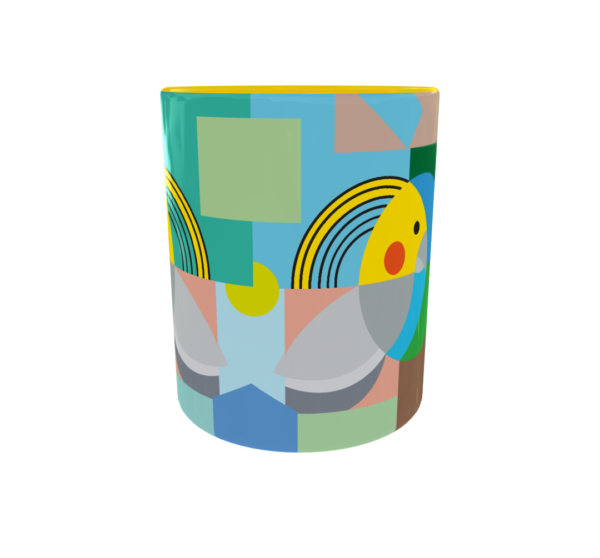 Taza Bicolor Cacatúa - Imagen 2