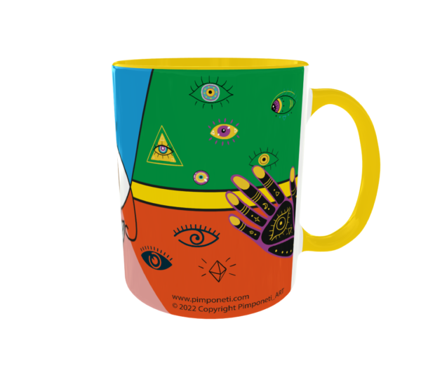 Taza Bicolor Hi there - Imagen 2