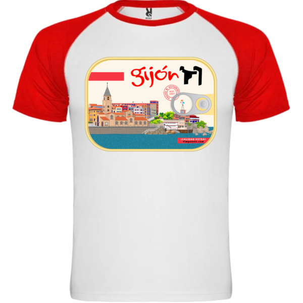 Camiseta Bicolor Gijón