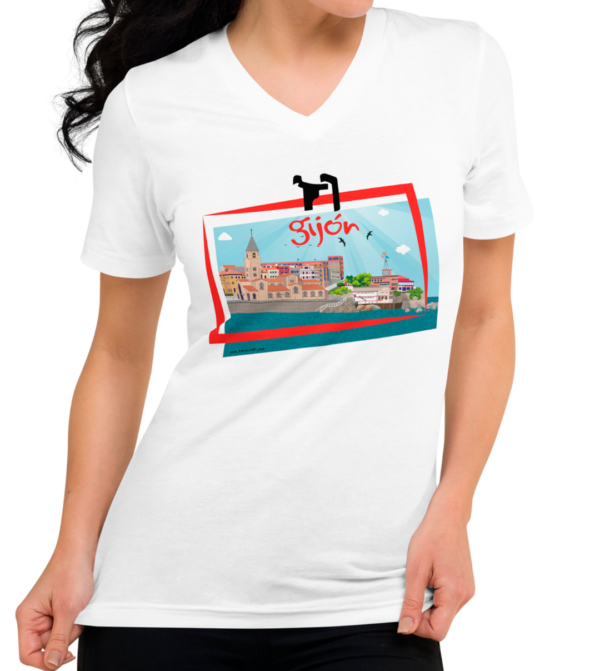 Camiseta Mujer Gijón