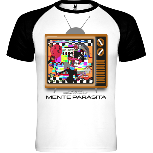 Camiseta Bicolor Mente Parásita