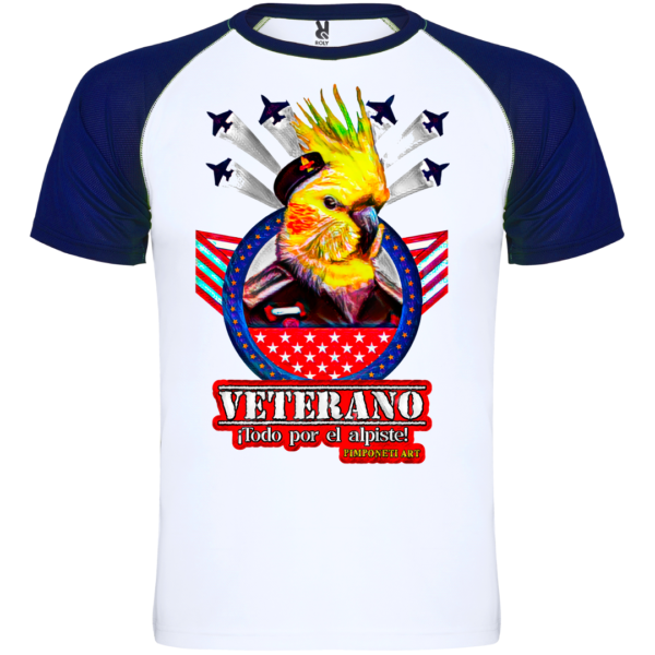 Camiseta Bicolor Veterano Cockatiel