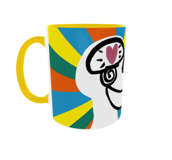 Taza Bicolor Risa locura - Imagen 3