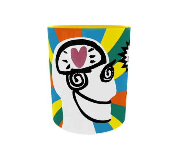 Taza Bicolor Risa locura