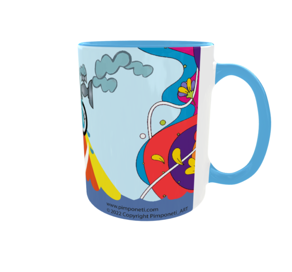 Taza Bicolor Río de risa - Imagen 2