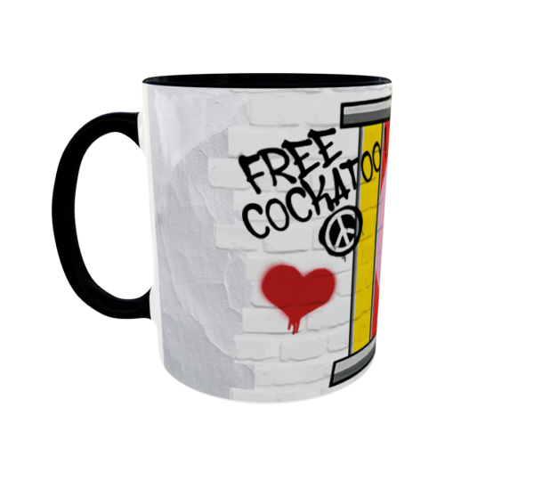 Taza Bicolor Free Cacatúa - Imagen 4