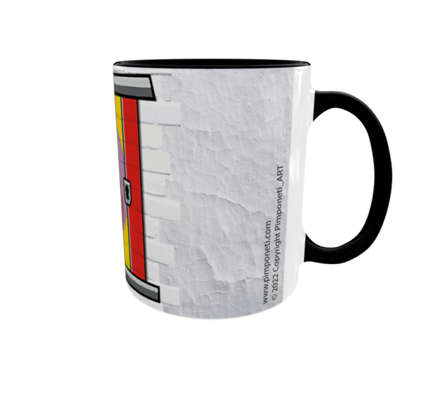 Taza Bicolor Free Cacatúa - Imagen 2
