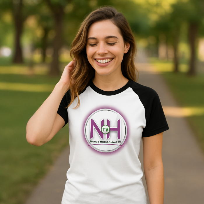 Camiseta Bicolor Bicolor Nueva Humanidad TV - Imagen 2