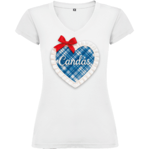 Camiseta Mujer Corazón Candás