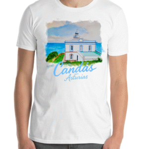 Camiseta Unisex Acuarela Candás Faro