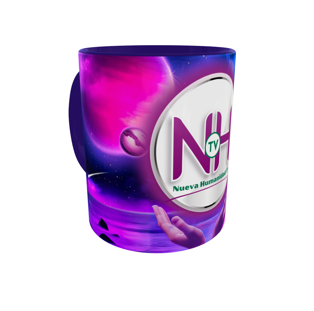 Taza Bicolor Nueva Humanidad TV - Imagen 3