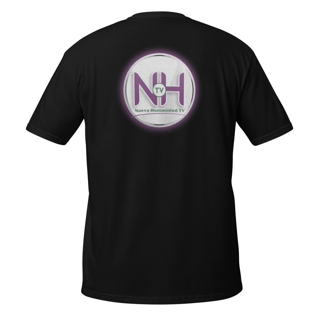 Camiseta Unisex Nueva Humanidad TV – Blanco y Negro - Imagen 6