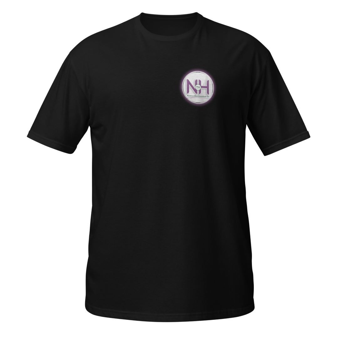 Camiseta Unisex Nueva Humanidad TV – Blanco y Negro - Imagen 5
