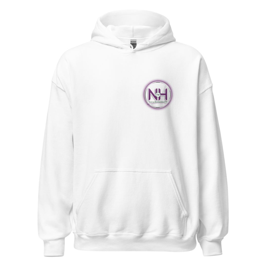 Sudadera Unisex Nueva Humanidad TV – Blanco y Negro