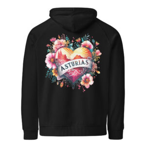 Sudadera Unisex Cremallera Asturias