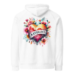 Sudadera Unisex Cremallera Asturias