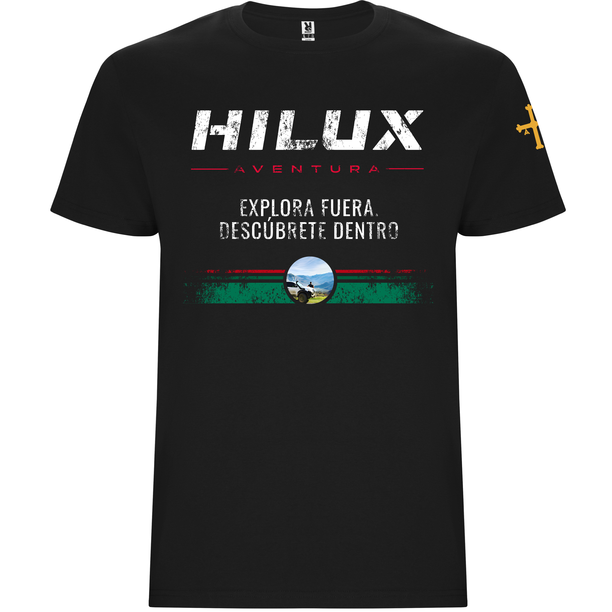 Camiseta Hilux Aventura Negro