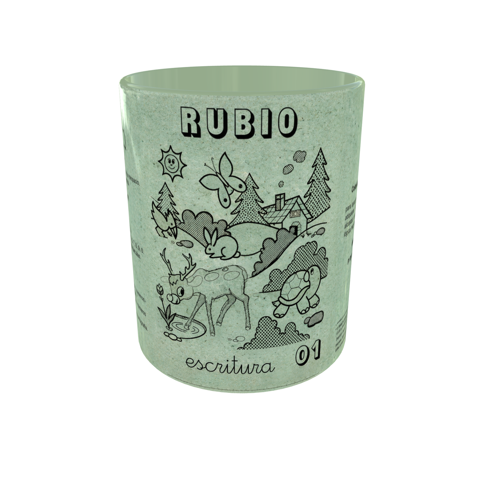 TAZA CUADERNILLO RUBIO - PIMPONETI ART